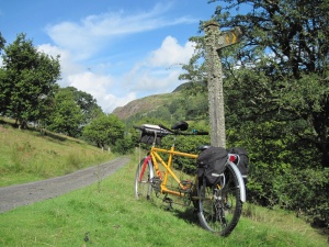 Wye Valley near Rhayader - cycling holiday with Wheely Wonderful Cycling